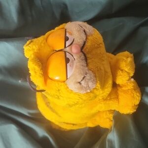 Vintage 1981 Garfield Plush Stuffed Animal Toy 7" Needs Cleaning